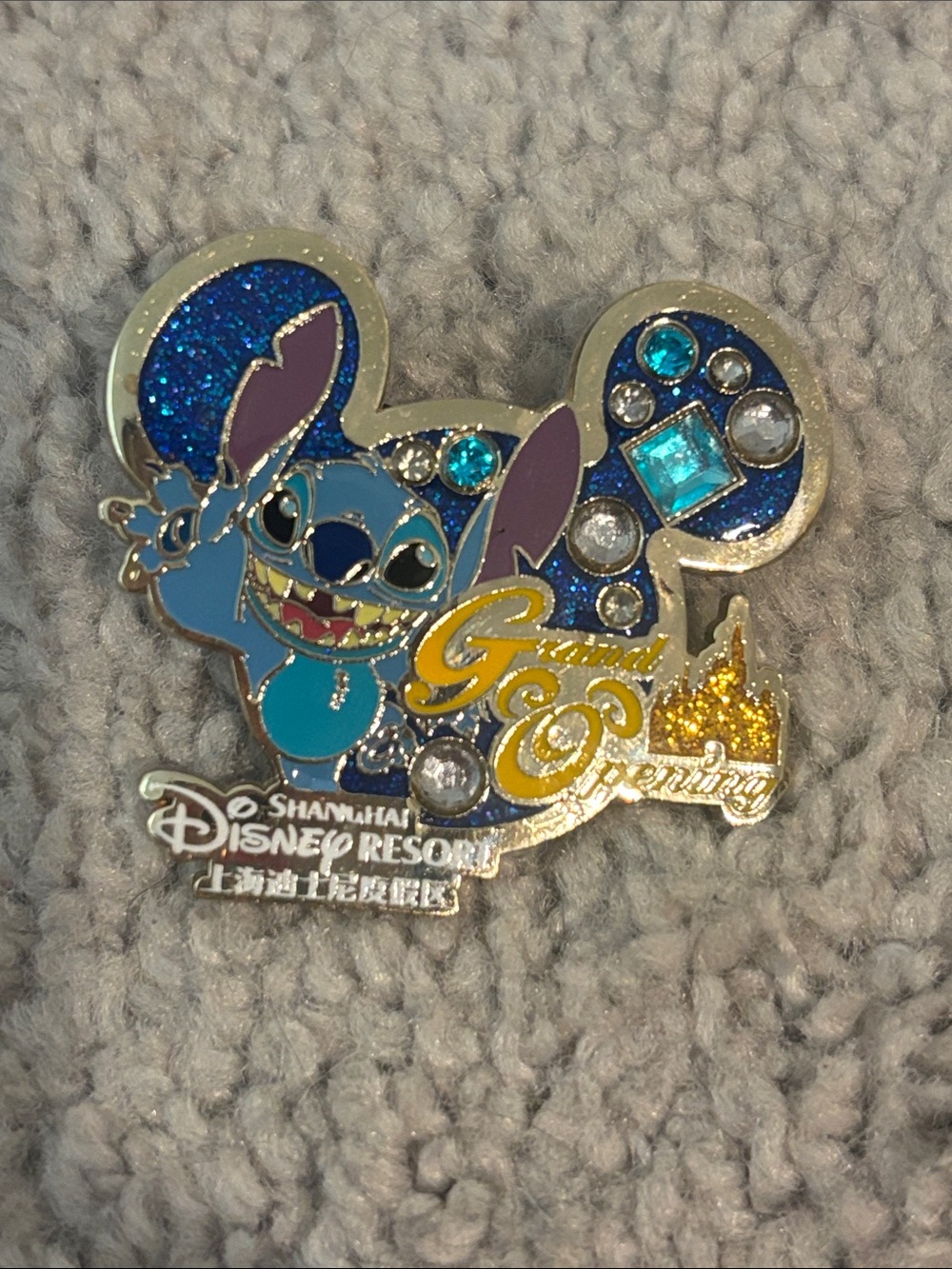 Disney Stitch Grand Opening Shanghai Disney Resort pin